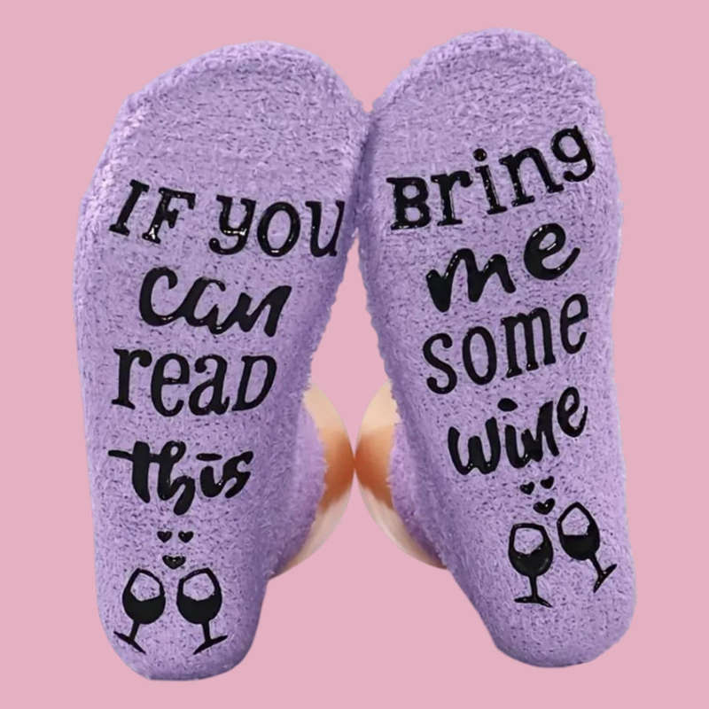 If You Can Read This Fluffy Socks
