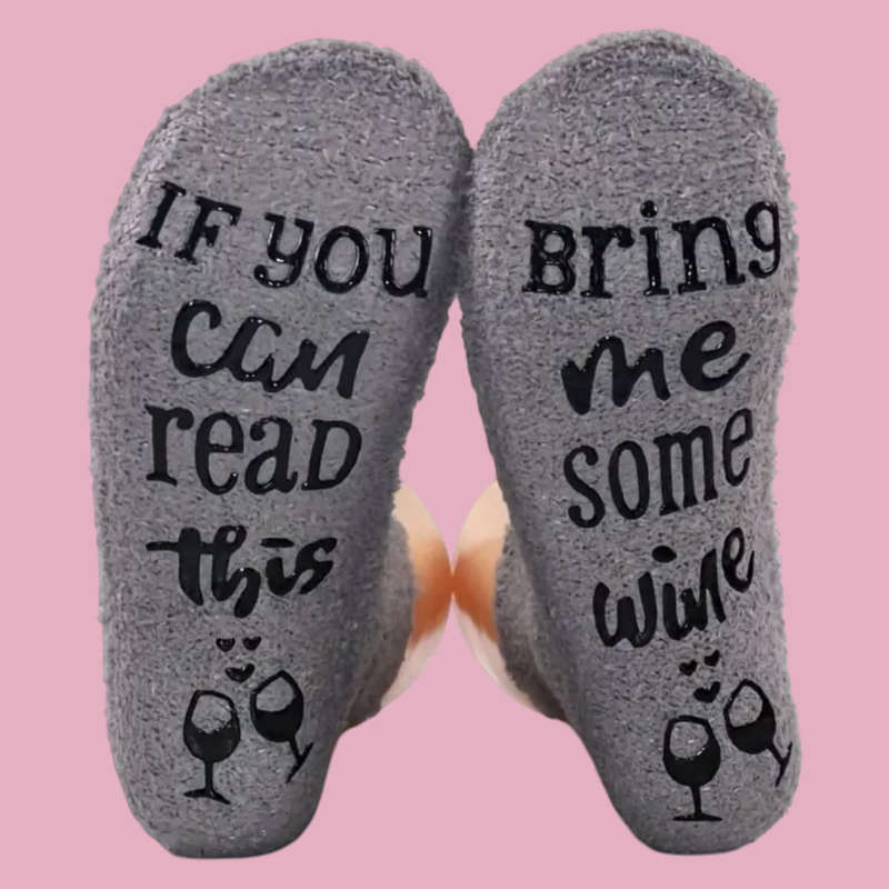 If You Can Read This Fluffy Socks