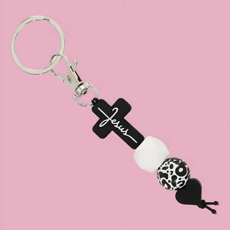 Jesus Cross Key Chain