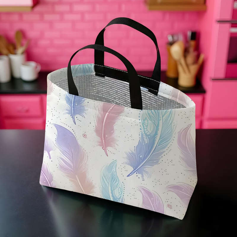 Feather Lunch Bag