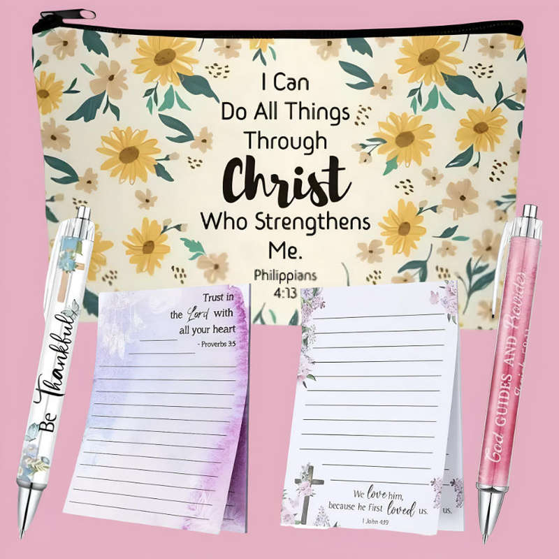 Christian Pocket Notebook & Pen Gift Set