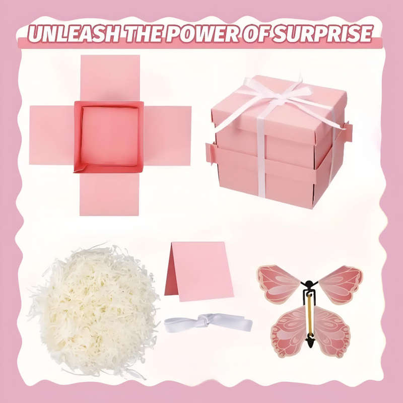 Flying Butterfly Surprise Explosion Gift Box