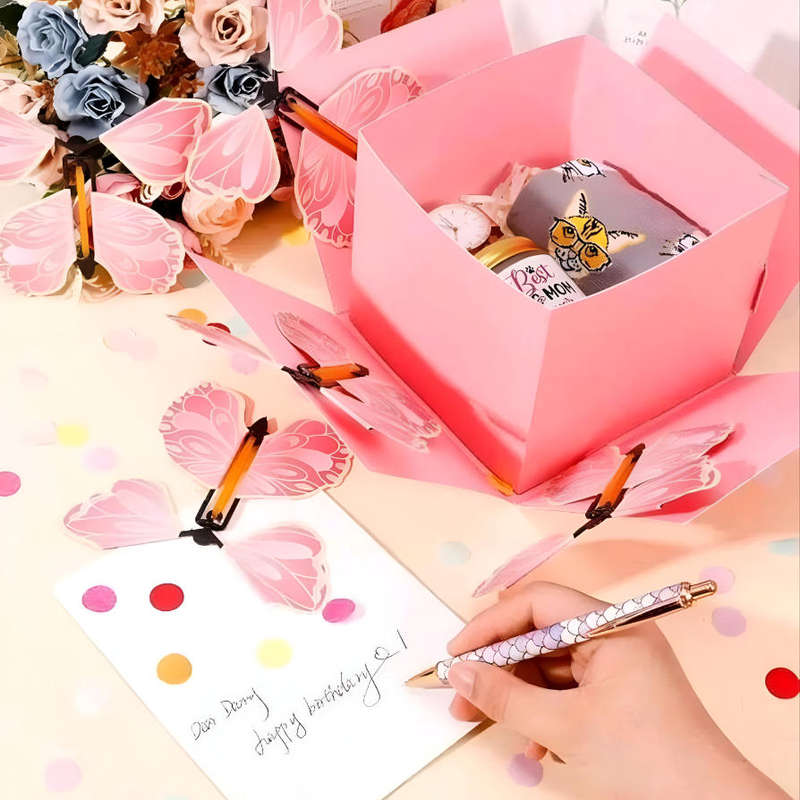 Flying Butterfly Surprise Explosion Gift Box