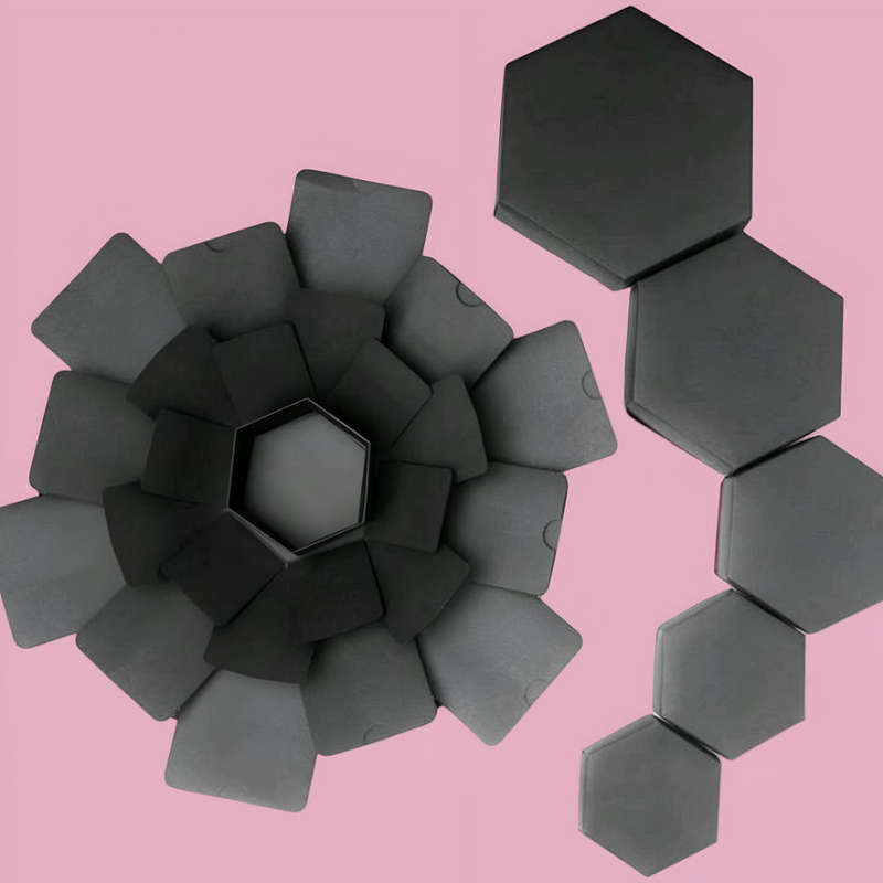Hexagon Photo Explosion Gift Box