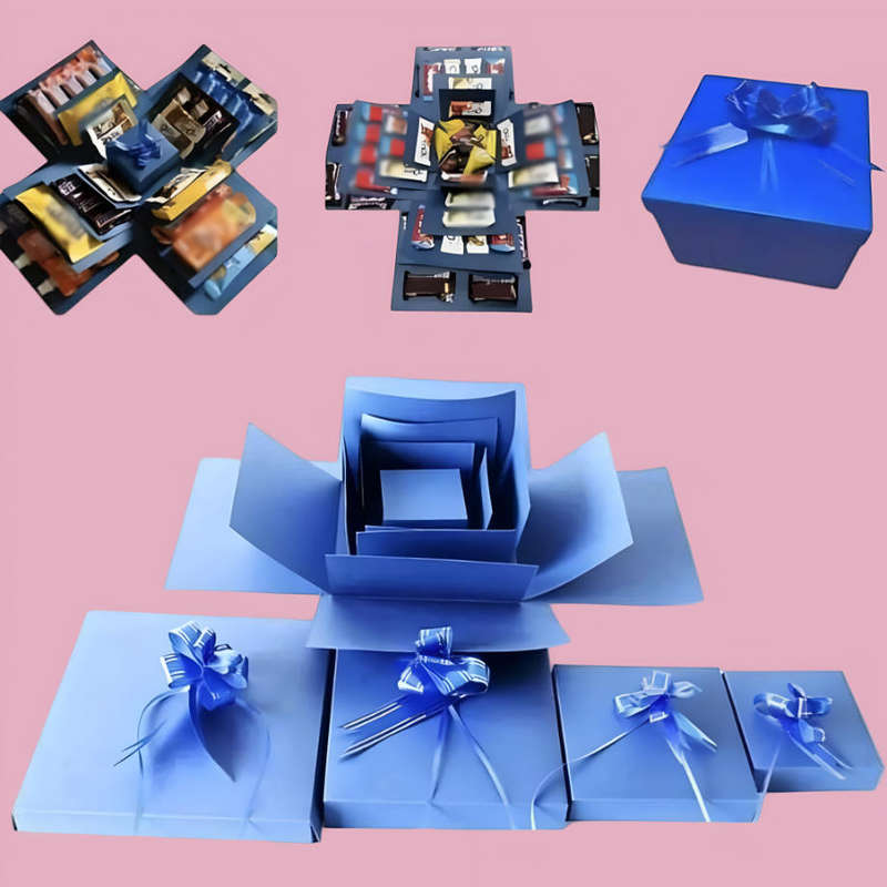 Blue Explosion Gift Box