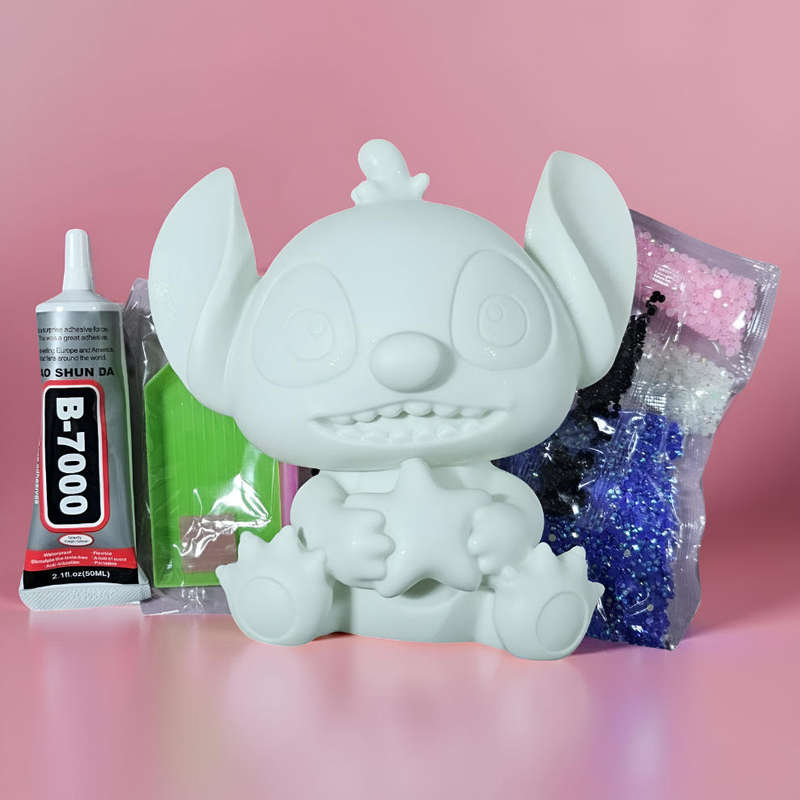 Stitch Diamond Dot Piggy Bank