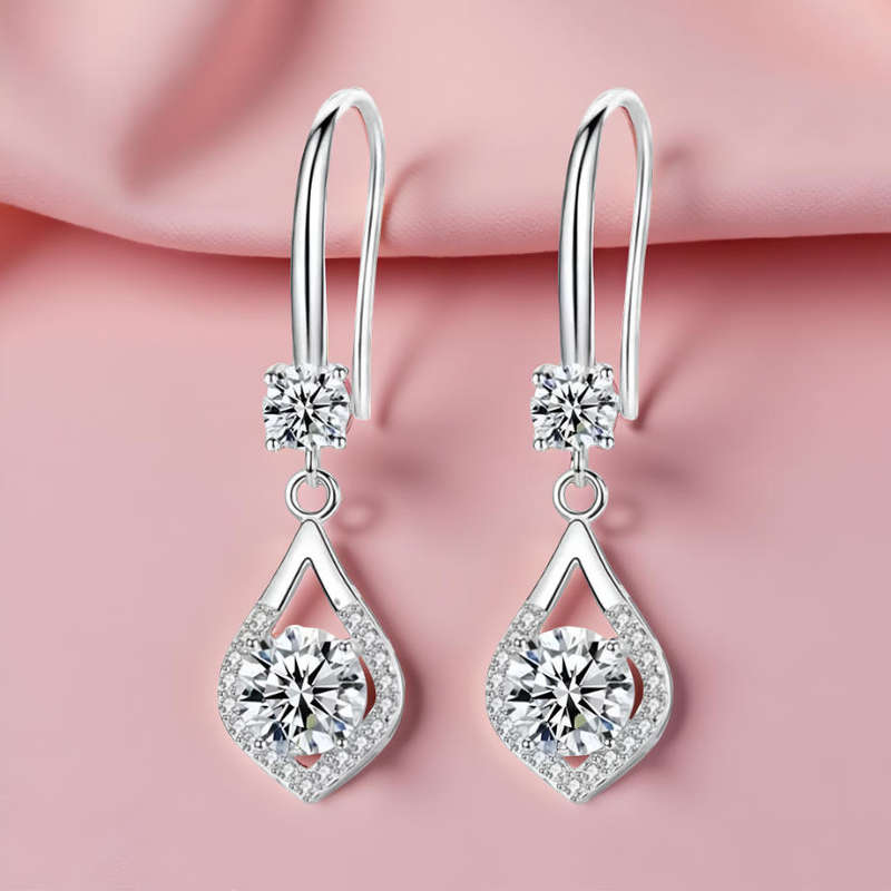 Teardrop Sterling Silver Earrings