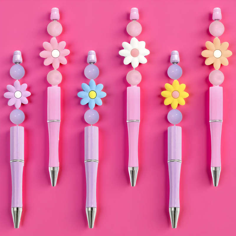 DIY Silicone Beaded Pen Gift Set