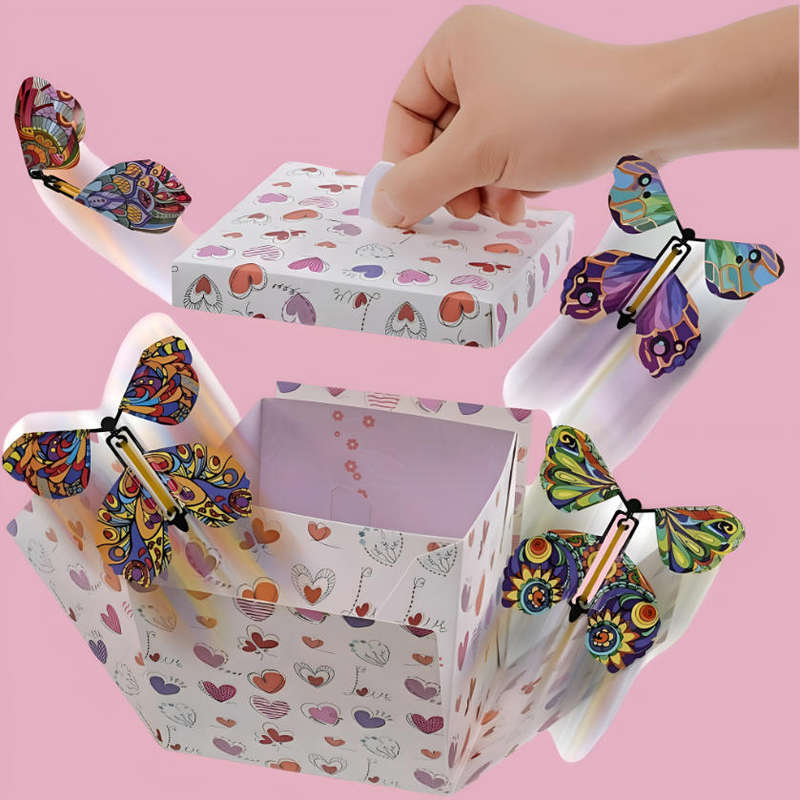 Flying Butterfly Surprise Explosion Gift Box