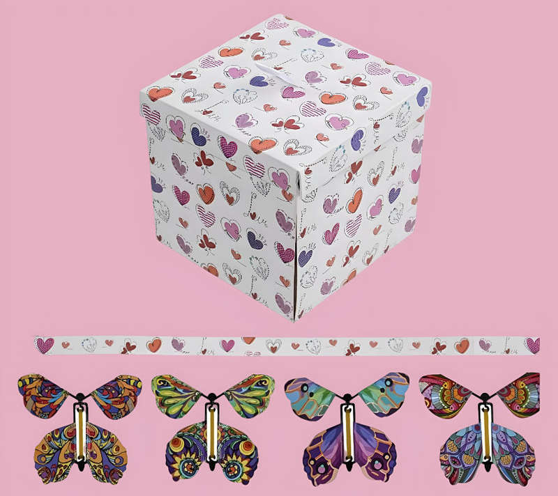 Flying Butterfly Surprise Explosion Gift Box
