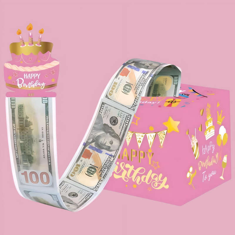 Happy Birthday Money Surprise Gift Box