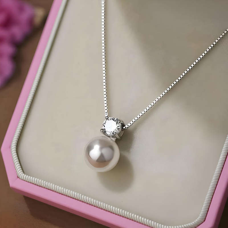 Pearl Sterling Silver Necklace