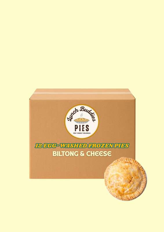 LB® PIES Flavour 5: Biltong & Cheese (12x Frozen Units)