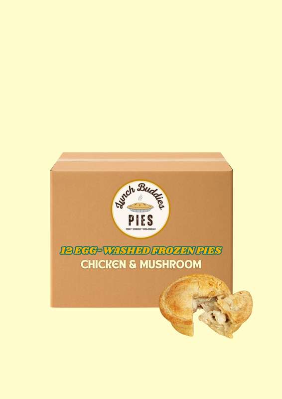 LB® PIES Flavour 2: Chicken & Mushroom (12x Frozen Units)