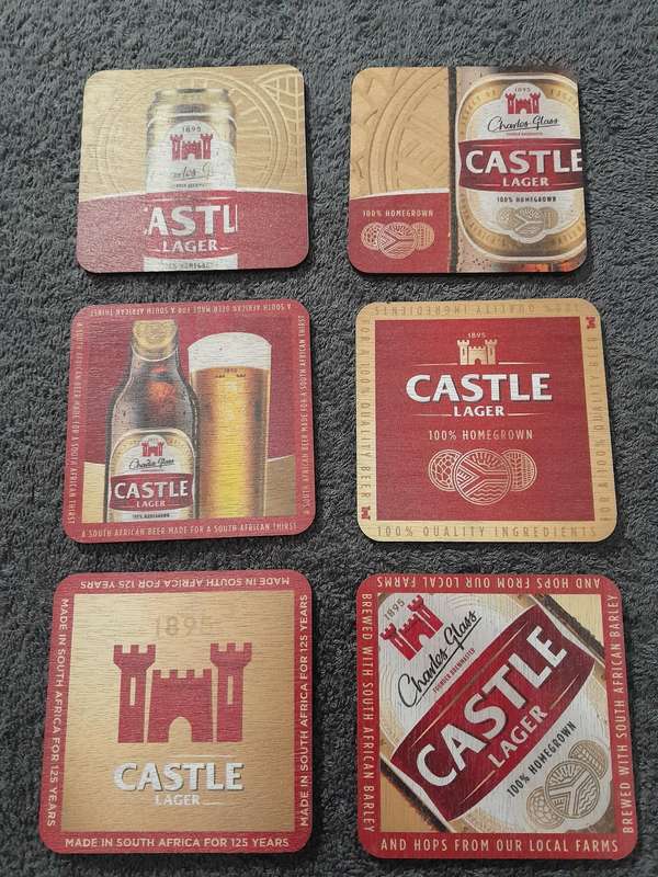 Coaster set - Branded - Castle Lager Beer