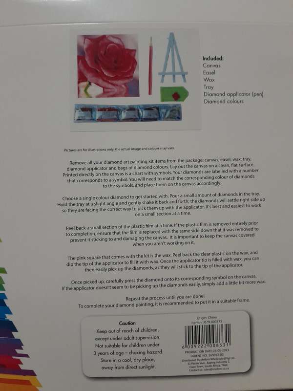 Khoki canvas diamond art craft kit
