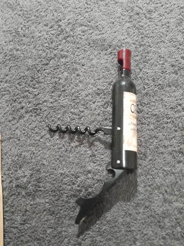 Novelty Wine Bottle Corkscrew/Opener