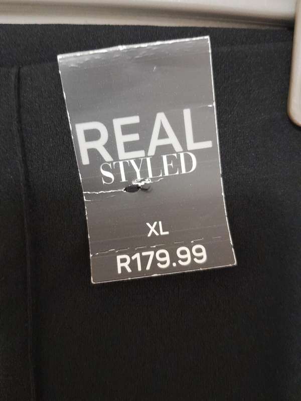 Ladies Smart/casual black pants - Real clothing - size XL - new