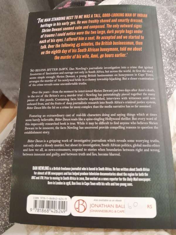 Bitter Dawn by Dan Newling - True Crime - Investigation - Anni Dewani Case