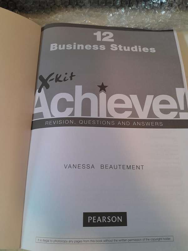 X-Kit Achieve! Business Studies Grade 12 Book Bundle - Exam Practice Book + Revision Q&A (CAPS)