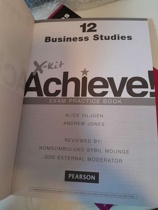 X-Kit Achieve! Business Studies Grade 12 Book Bundle - Exam Practice Book + Revision Q&A (CAPS)