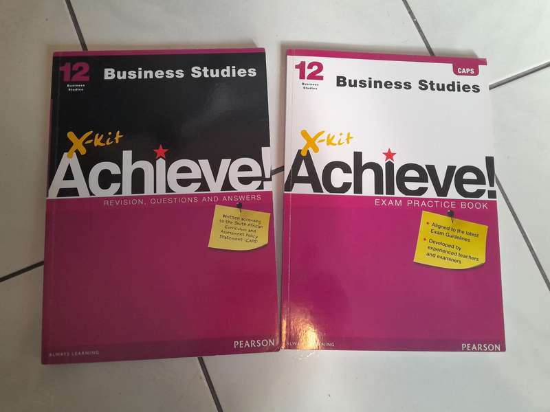 X-Kit Achieve! Business Studies Grade 12 Book Bundle - Exam Practice Book + Revision Q&A (CAPS)