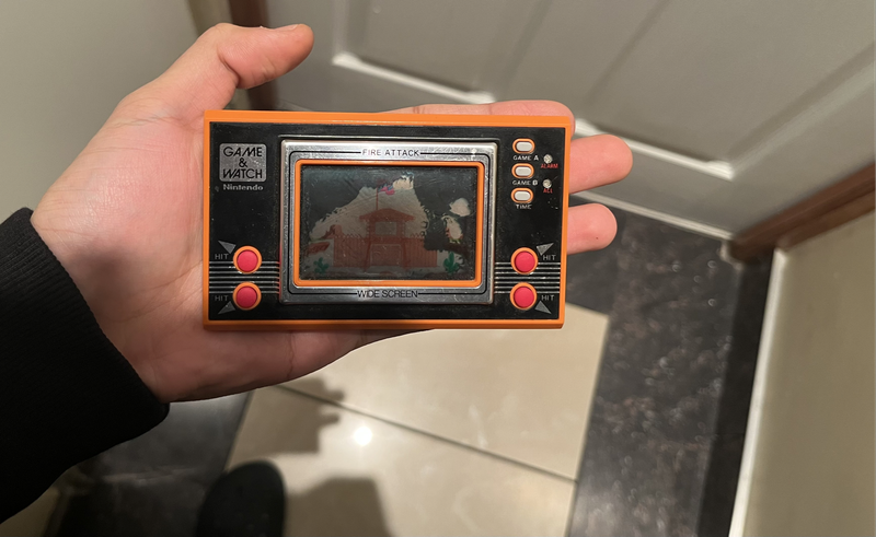 Nintendo Game & Watch Fire Attack (Model ID-29)