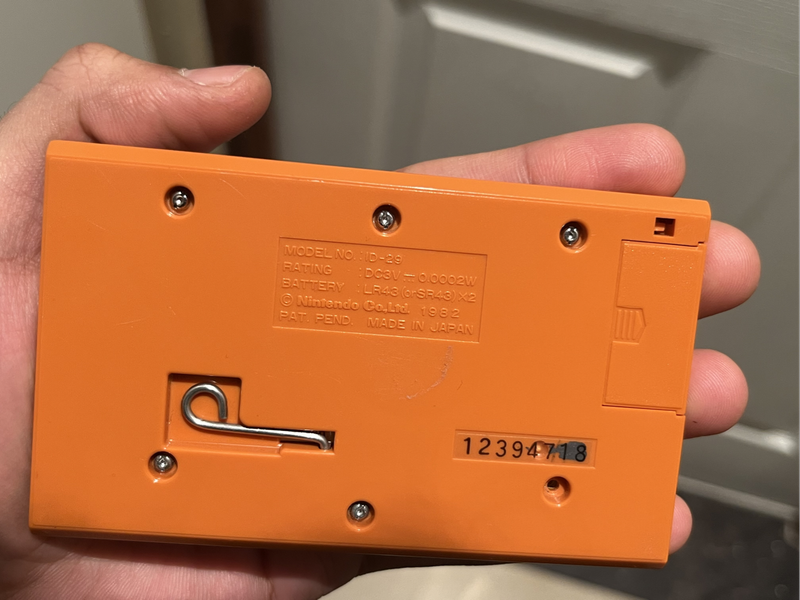Nintendo Game & Watch Fire Attack (Model ID-29)