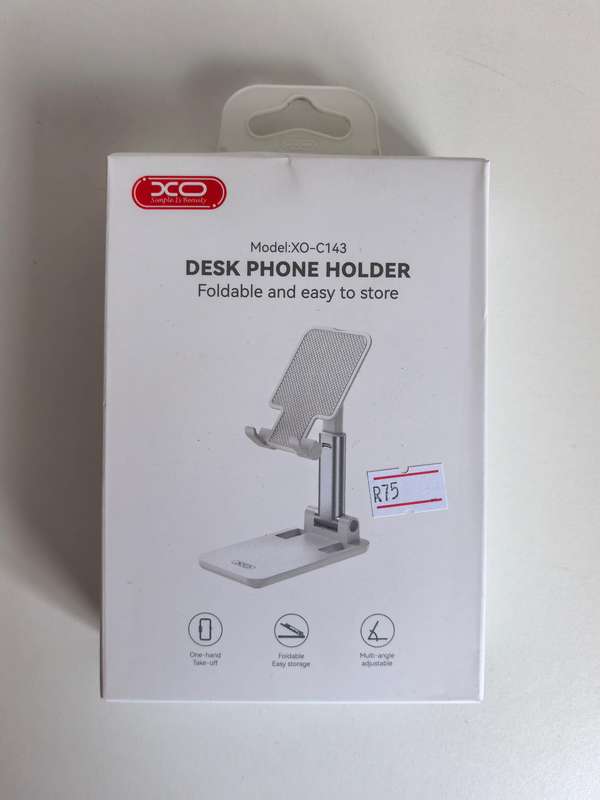 Desk phone holder