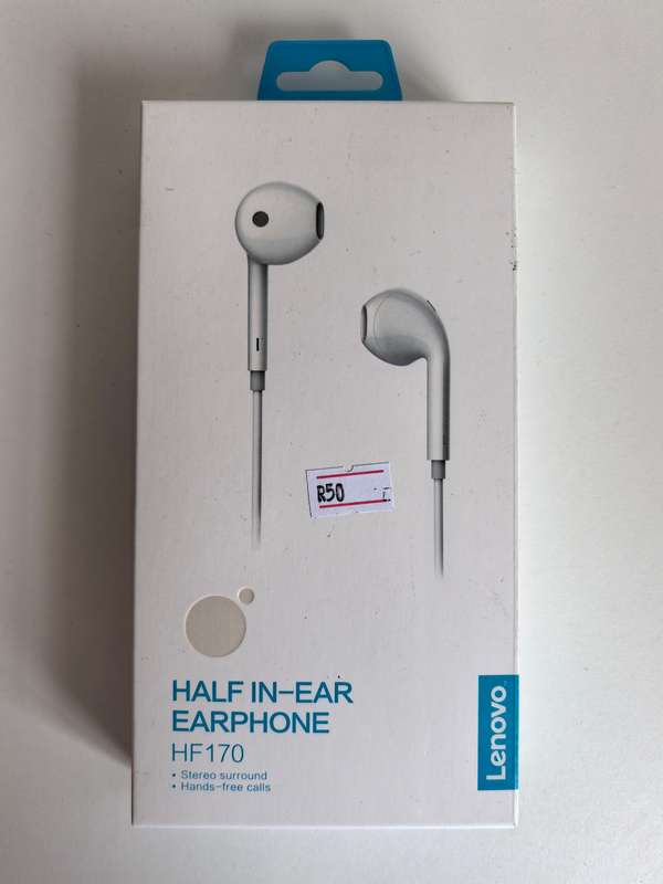 half in earphones