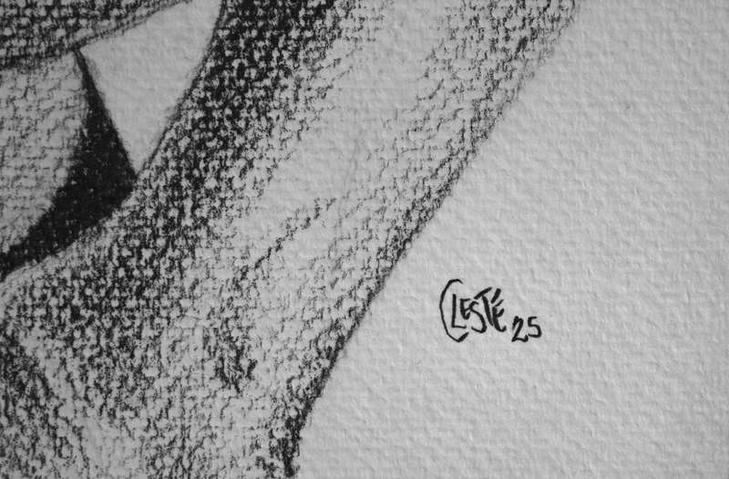 Body Art No. 1  Original Pencil Drawing by Celeste von Solms (25x25cm)