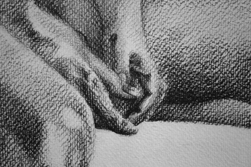 every-BODY No 6  A2 Pencil Drawing | Celebrate Body Positivity | Figure Art by Celeste von Solms