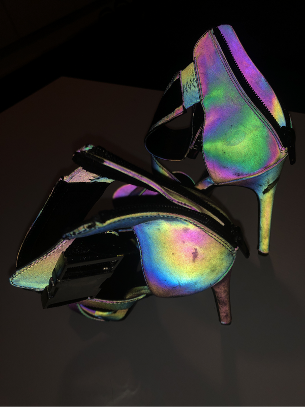 Steve Maden neon luminous high heels