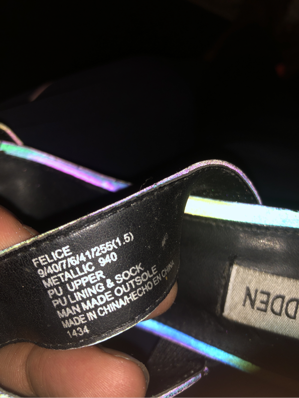 Steve Maden neon luminous high heels