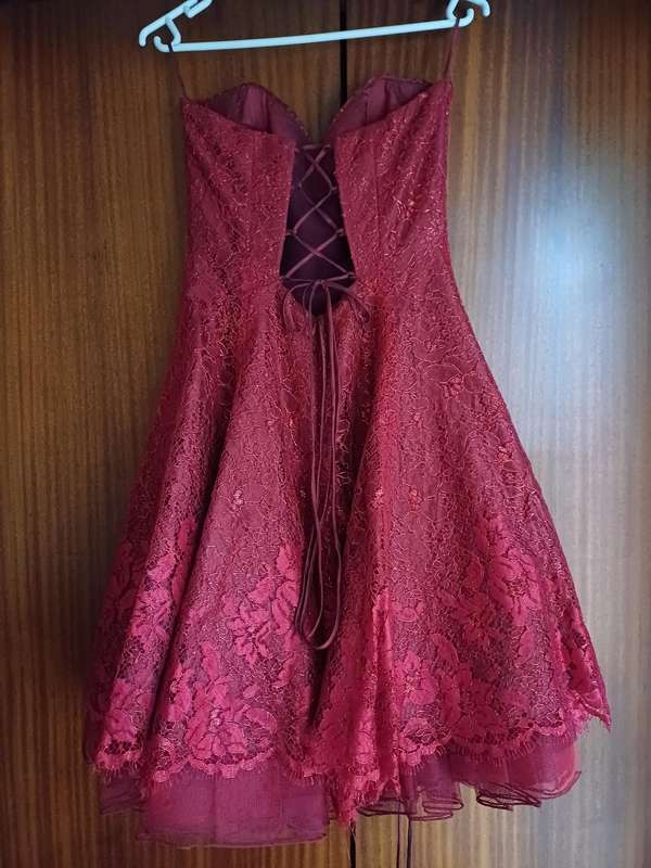 Carmine red Matric farewell event evening cocktail dress size Medium