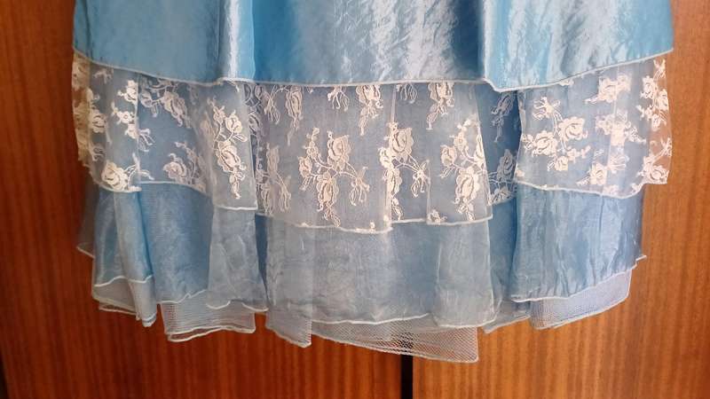 Cornflower Blue Matric farewell event cocktail dress size Medium