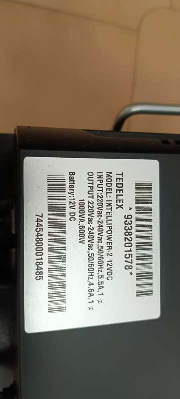Tedelex trolley inverter x 2
