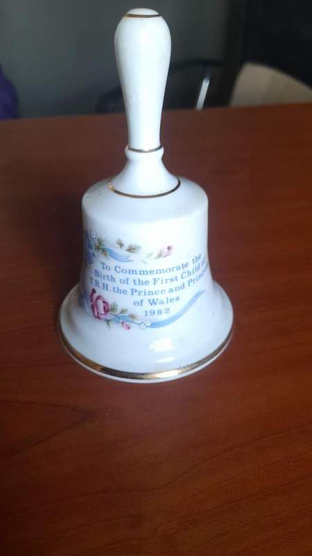 Camelot Fine Bone China Commemorative Dinner Bell