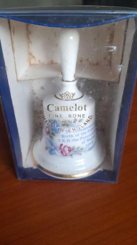 Camelot Fine Bone China Commemorative Dinner Bell