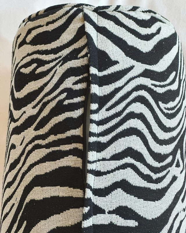 Zebra bolster cushion