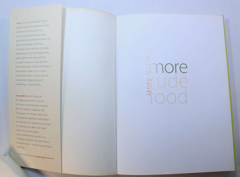 More Rude Food by Jenny Morris The Giggling Gourmet Softcover Book
