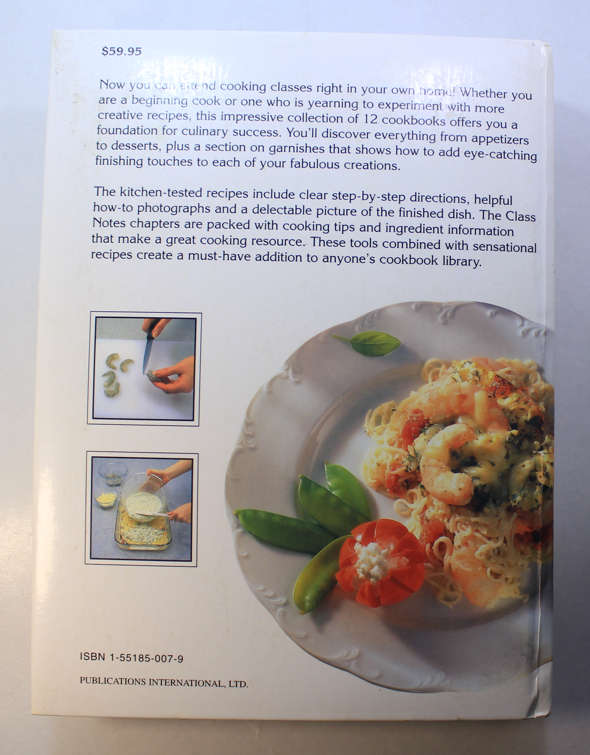 The Complete Step by Step Cooking Class Cookbook by Publications International Hardcover Book