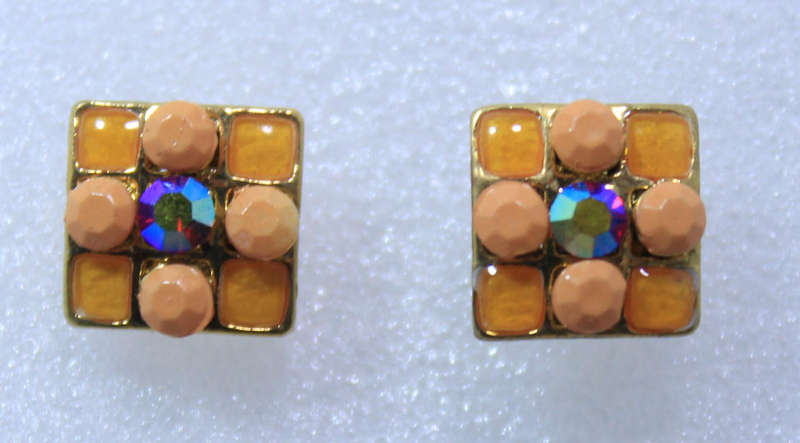 Pair of HONEY Victoriana Style Stud Earrings