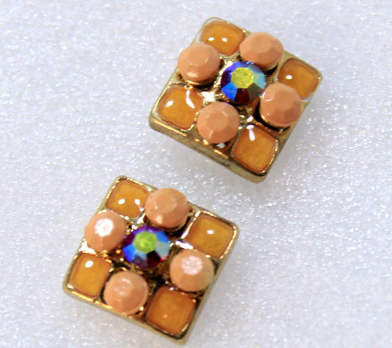 Pair of HONEY Victoriana Style Stud Earrings