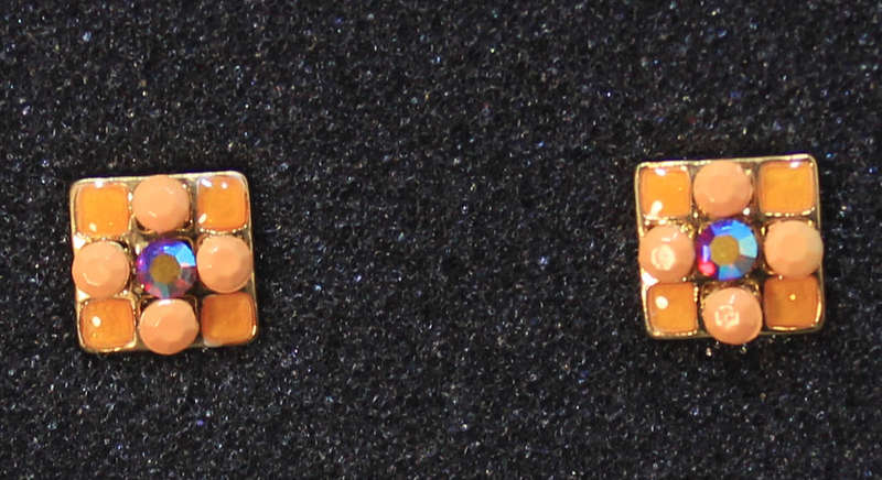 Pair of HONEY Victoriana Style Stud Earrings