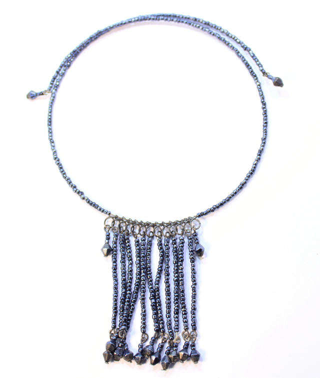 Beaded Ethnic Style Torque Necklace