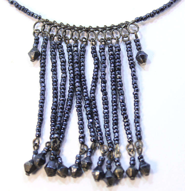 Beaded Ethnic Style Torque Necklace
