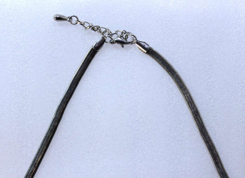 Bold Plastron Style Necklace with Heart Shaped Elements