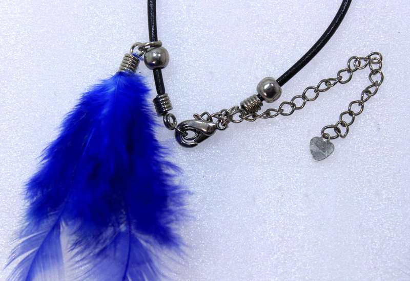 Two Dream Catcher Bracelets Blue Feathers