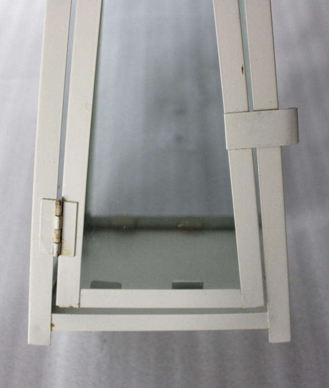 Three Metal and Glass Candle Holders for the Party Table